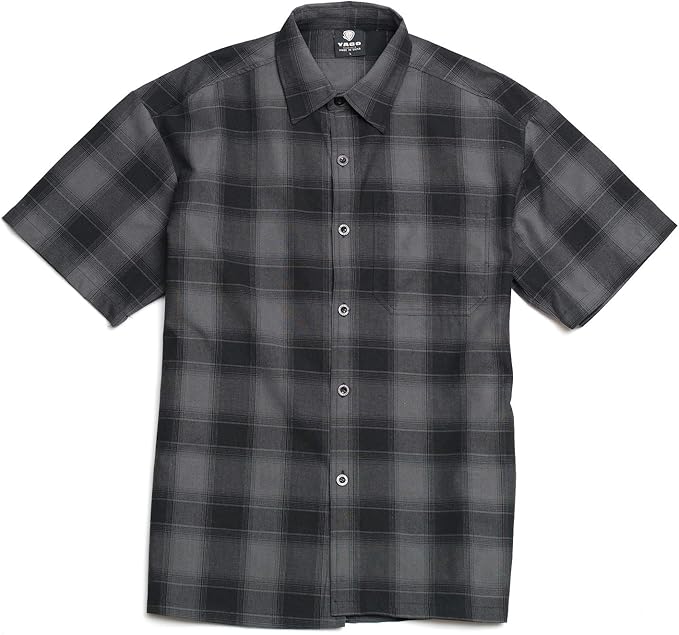 Yago Short Sleeve Plaid Work Shirt